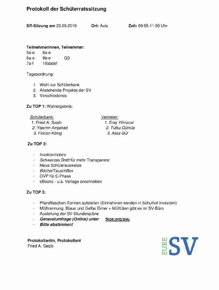 Vorschau von Protokoll der SR-Sitzung vom 23.9.19